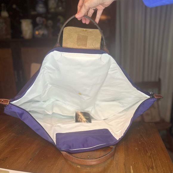 Longchamp Le Pliage Purple XL Original Travel Tote - Picture 7 of 7